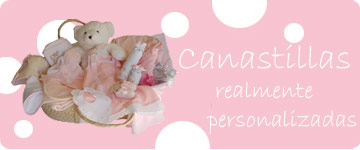 Canastillas y cestas de regalo para beb&eacute;s